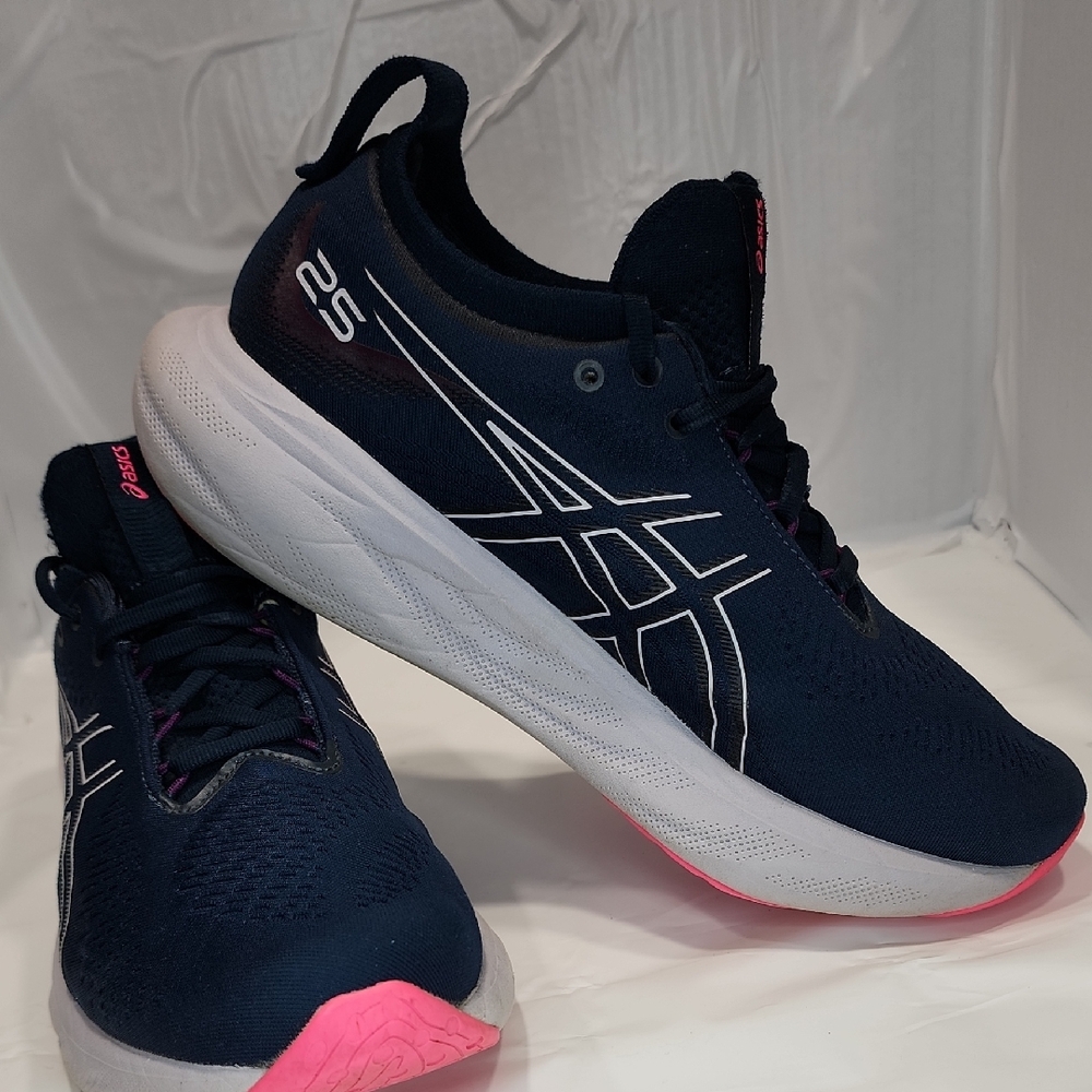 Asics Gel-Nimbus 25 Running Shoes Womens Size 9.5 Sneakers Training Athletic